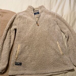 Simply Southern Cream Fleece Pullover